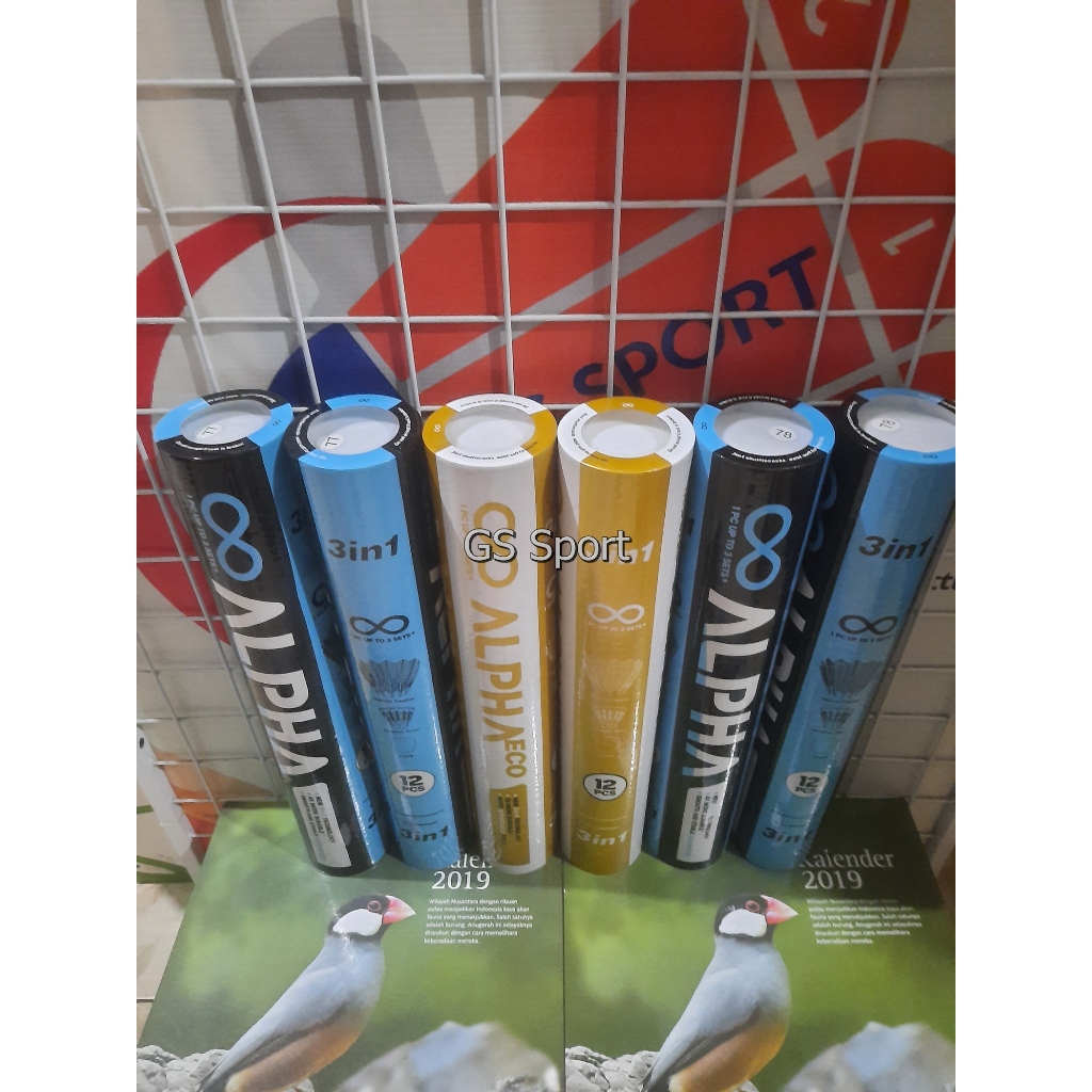 Jual SHUTTLECOCK ALPHA 3IN1 BY ALPHA PRO | Shopee Indonesia