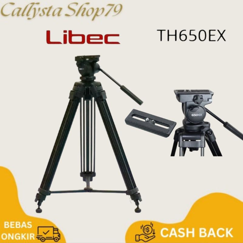 Jual LIBEC TH650EX TH-650EX TRIPOD PROFESSIONAL VIDEO | Shopee Indonesia