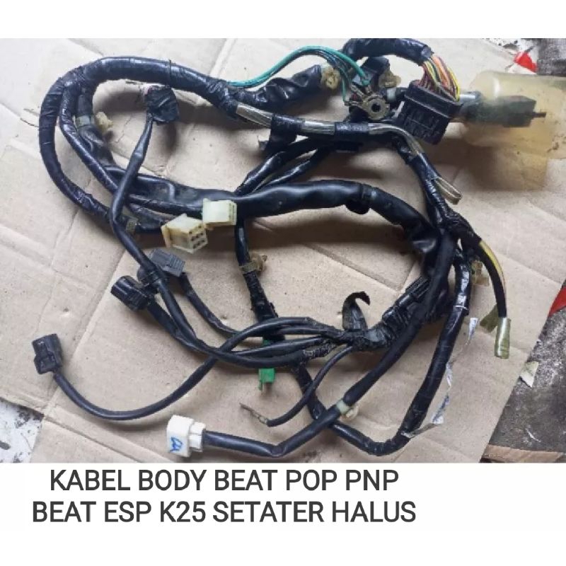 Jual Kabel Bodi Wire Herness Motor Honda Beat Fi Esp Stater Halus Non Iss K Cabutan