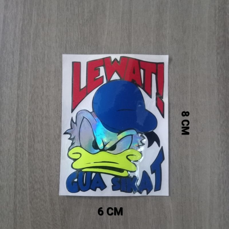 Jual STIKER CUTTING DONAL BEBEK/DONALD DUCK UKURAN KECIL | Shopee Indonesia