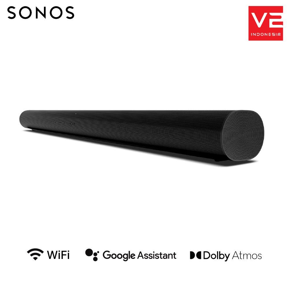 Jual SONOS ARC Speaker Soundbar with Dolby Atmos Black Shopee Indonesia