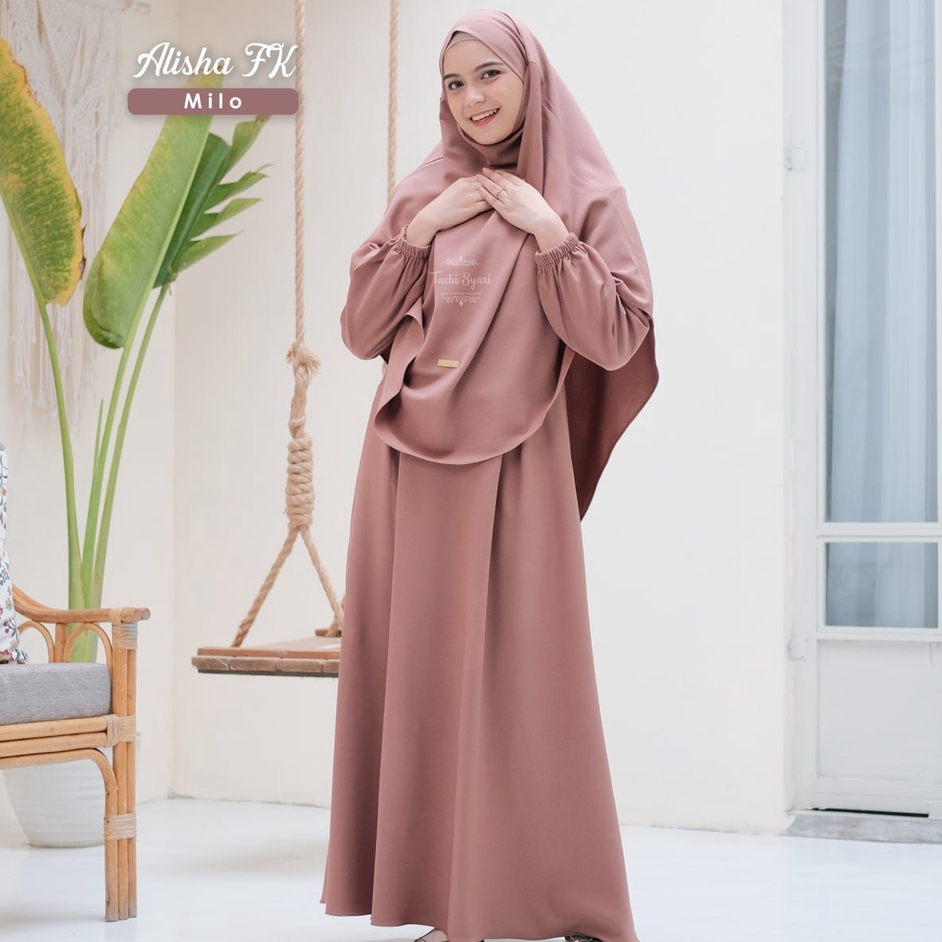 Jual Alisha French Khimar Series By Tachi Syari Hanya Gamis