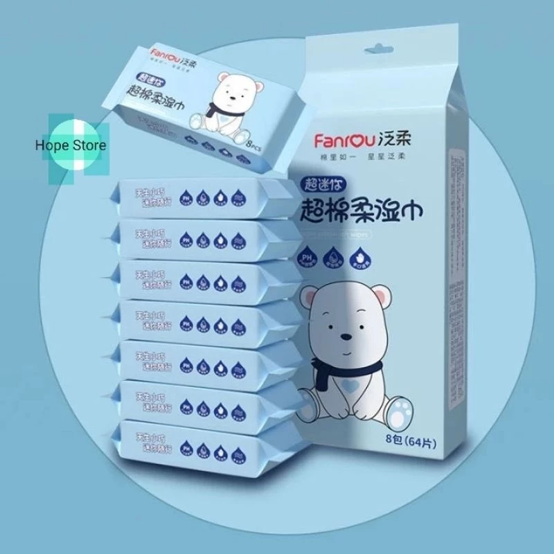 Tisu Basah Bayi Fanrou PROMO Non Alkohol Aman Untuk Bayi - Fan Rouge TISSUE Basah | AutoStock