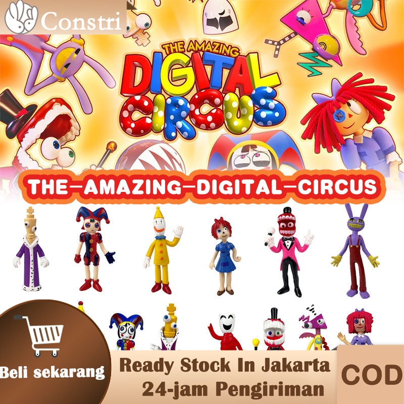 Jual Ready Stock Action Figure Amazing Digital Circus Pomni Jax Gangle ...