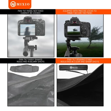 MIXIO 3366PRO 135CM Tripod Bluetooth Remote Bag For Photography Kamera Cellphone DSLR Tripod