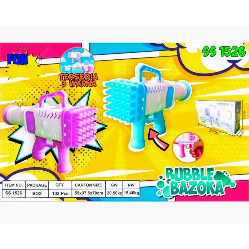 Jual Mainan anak tembakan gelembung rocket launcher -Bubble rocket ...