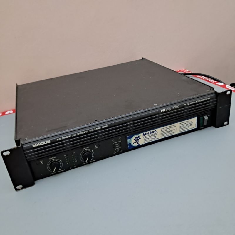 power amplifier MACKIE MACKIE M1400 power amplifier original