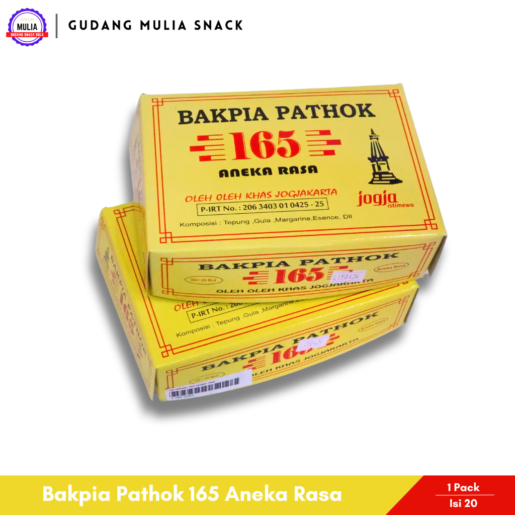 Jual Bakpia Pathok 165 Aneka Rasa | Oleh Oleh Khas Jogja Yogyakarta ...