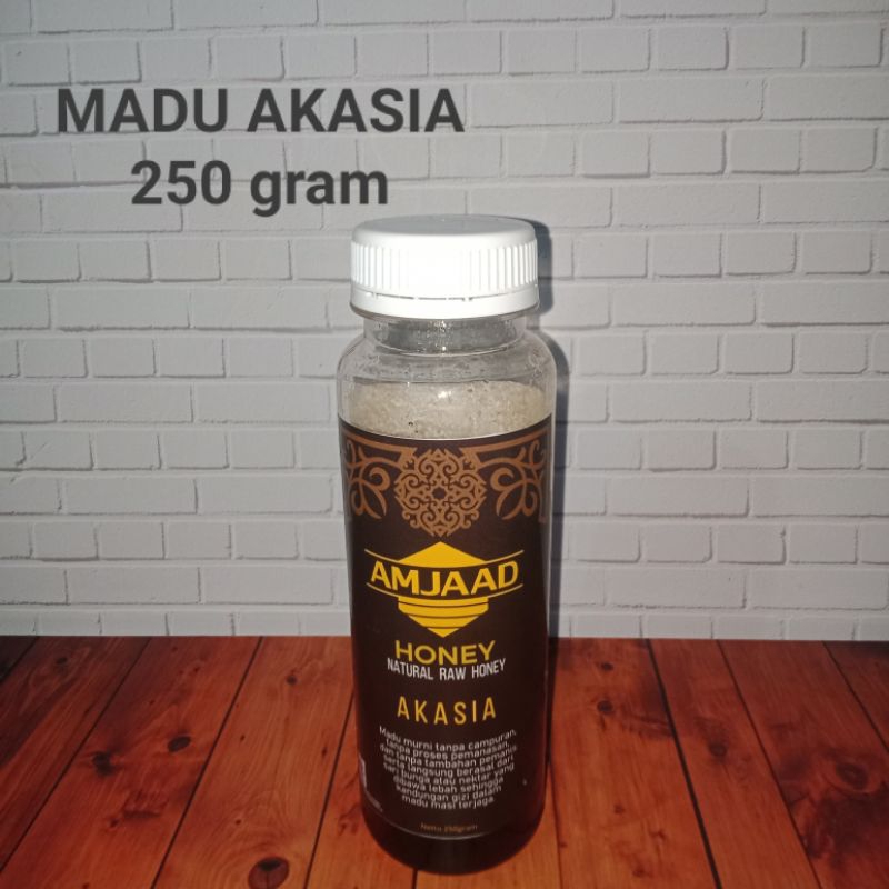 Jual Amjaad Honey Madu Hutan Akasia Asli Murni Raw Honey 250 Gram