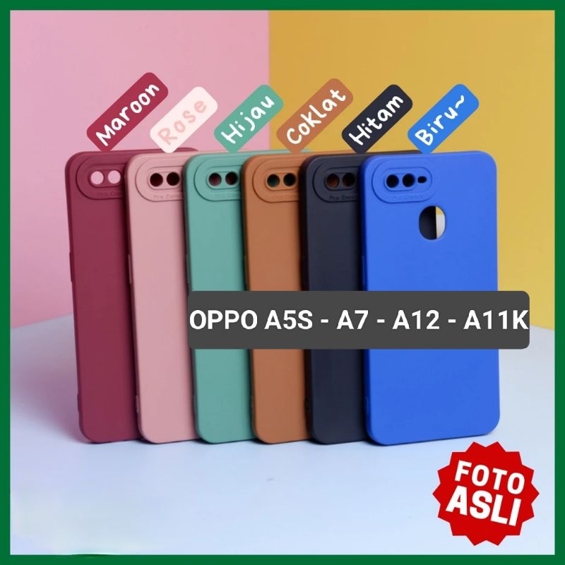 Jual Case Slikon Oppo A12 A5s A7 A11k Softcase Pro Camera Casing