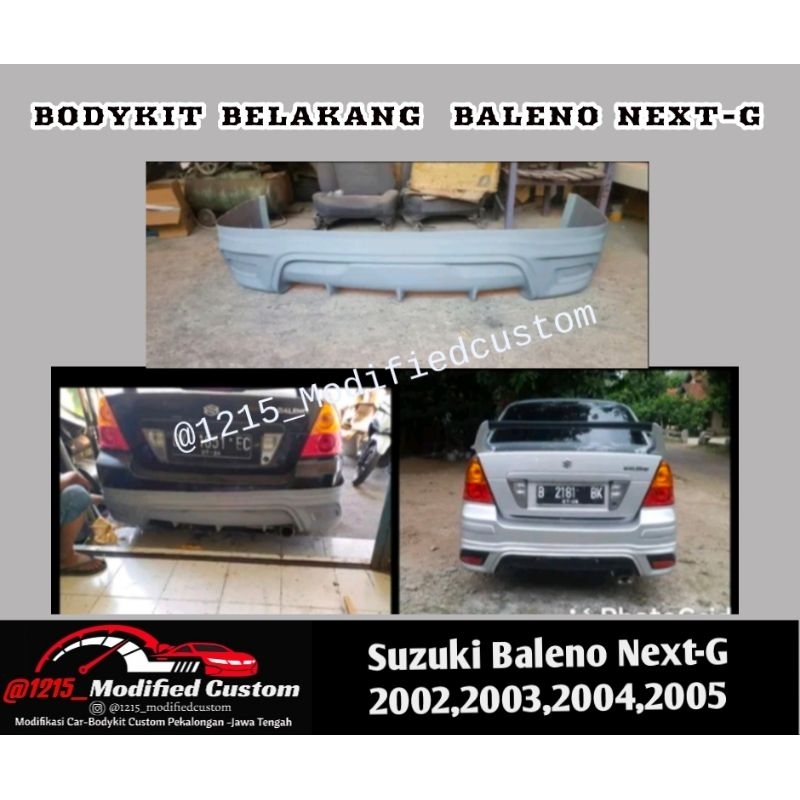 Jual Bodykit Baleno nextg add on belakang | Shopee Indonesia