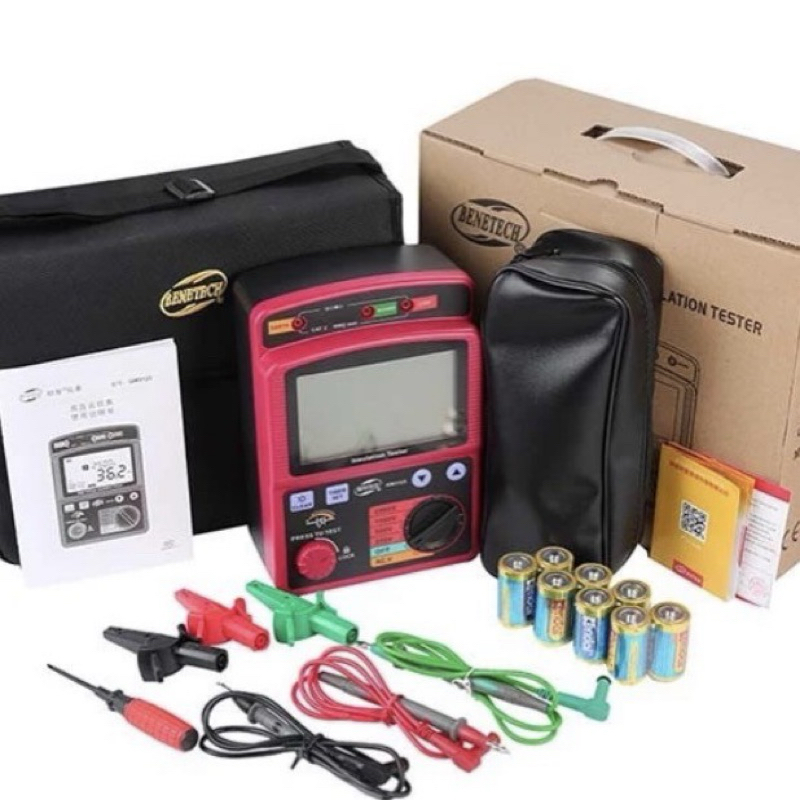Jual Insulation Tester Benetech GM3123 High Voltage 5KV Resistance Tester |  Shopee Indonesia