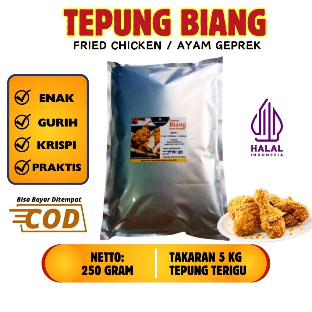 Jual Tepung Biang Bumbu Marinasi Fried Chicken Premium Siap Pakai Gram Shopee Indonesia