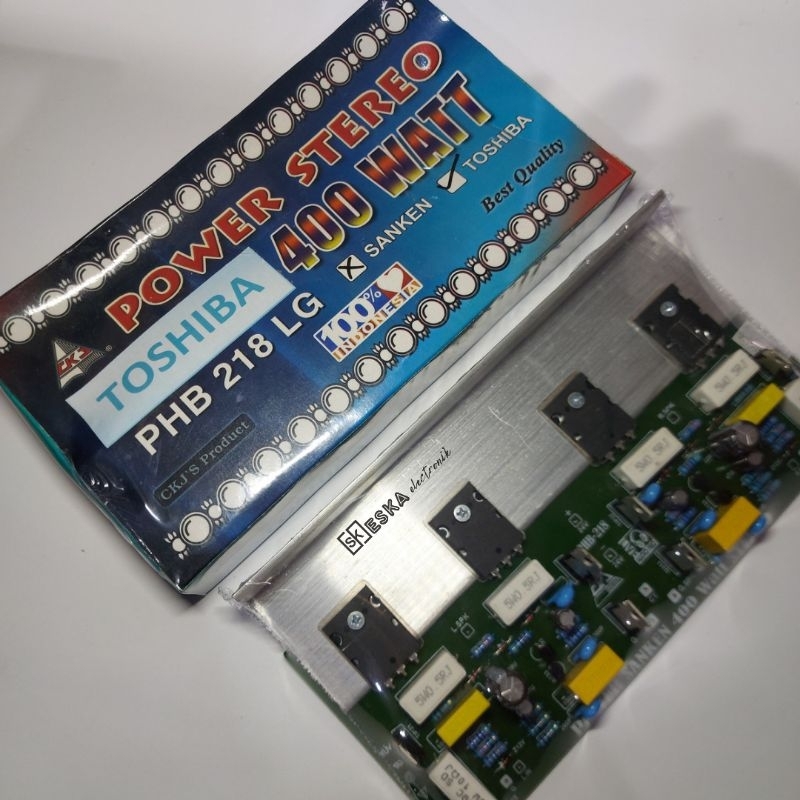 Jual KIT POWER AMPLIFIER 400 WATT STEREO PLUS TOSHIBA PHB 218 LG CKJ