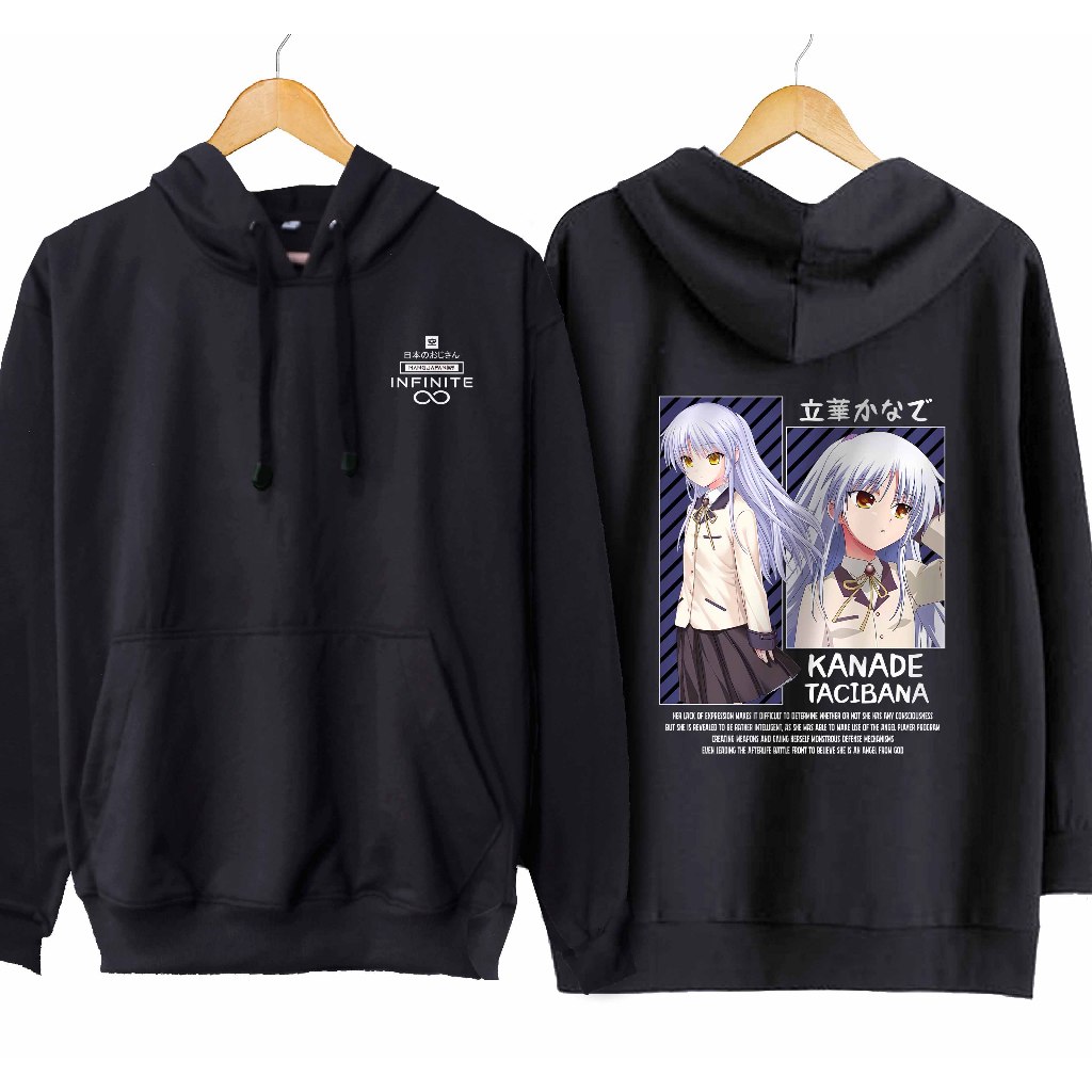 Jual Jaket hoodie jumper infinite anime ANGEL TACHIBANA KANADE AFTER THE RAIN material cotton fleece Shopee Indonesia