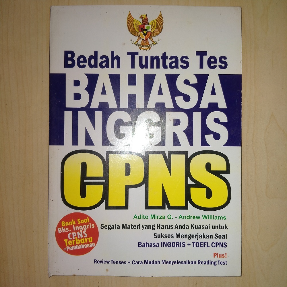 Jual Bedah Tuntas Tes Bahasa Inggris CPNS | Shopee Indonesia