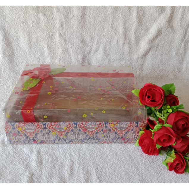 Jual BOX MIKA BATIK BIRU / BOX PARCEL / KOTAK PARCEL MURAH / PARCEL ...