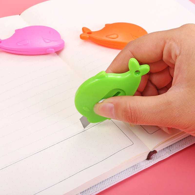 Jual Cutter mini Lucu untuk buka paket unboxing paket 1pc random ...