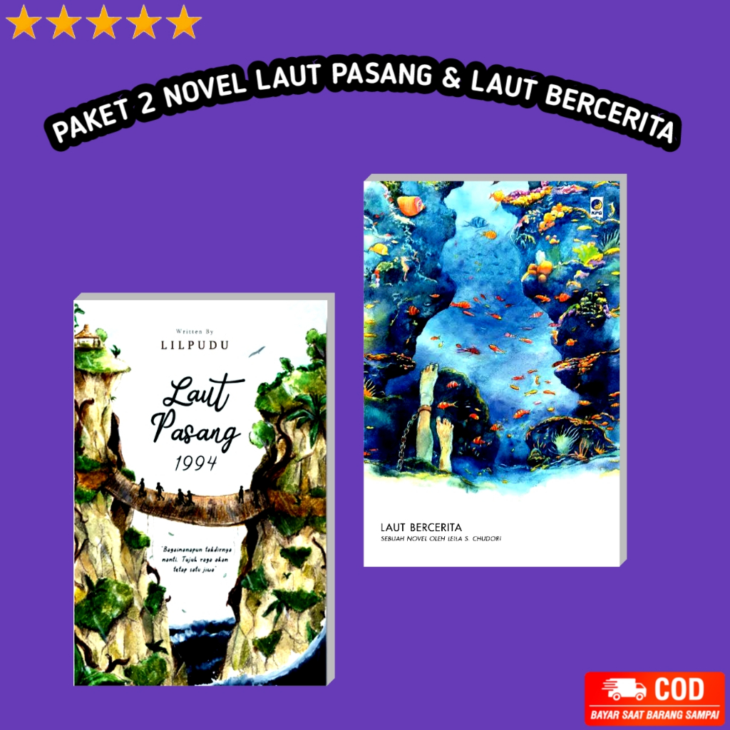 Jual Paket Novel Laut Pasang Laut Bercerita Novel Saya Shopee Indonesia