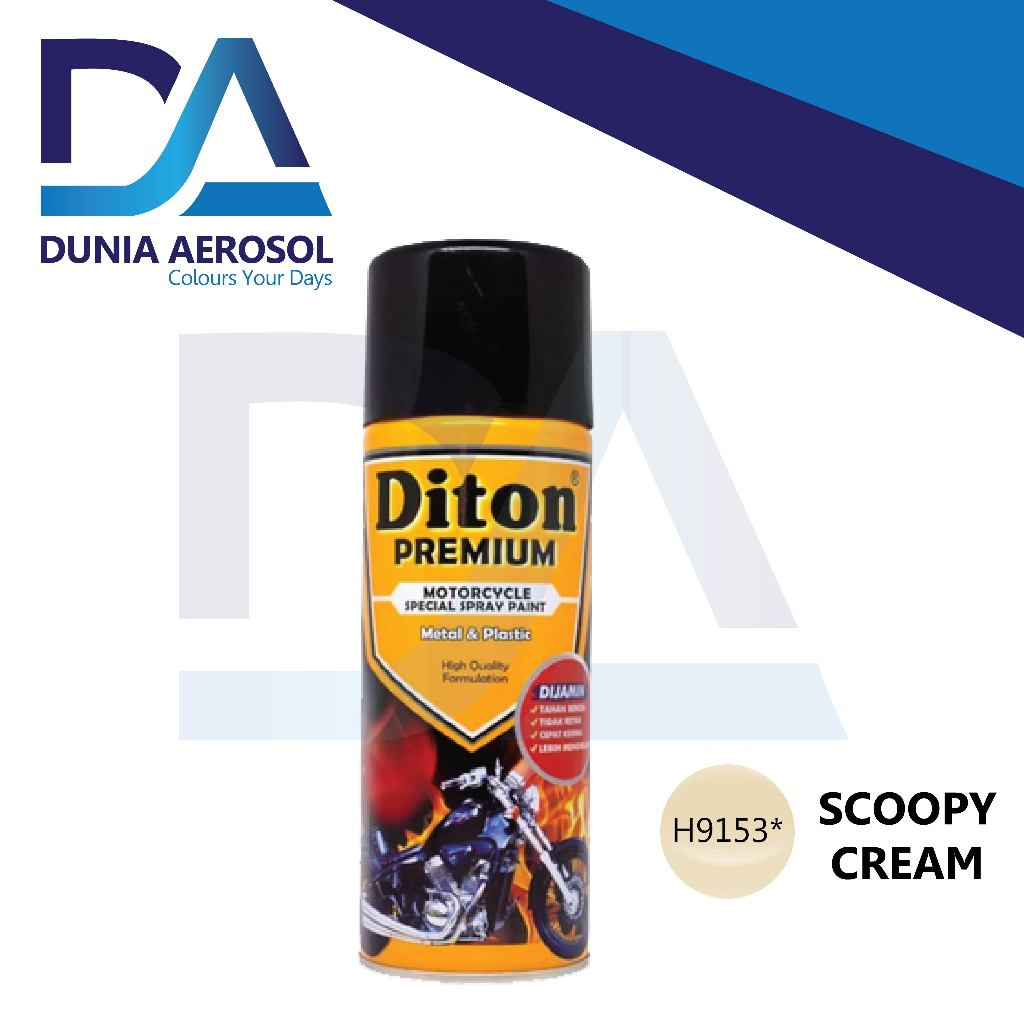 Jual Scoopy Cream H9153 Diton Premium Cat Semprot | Shopee Indonesia