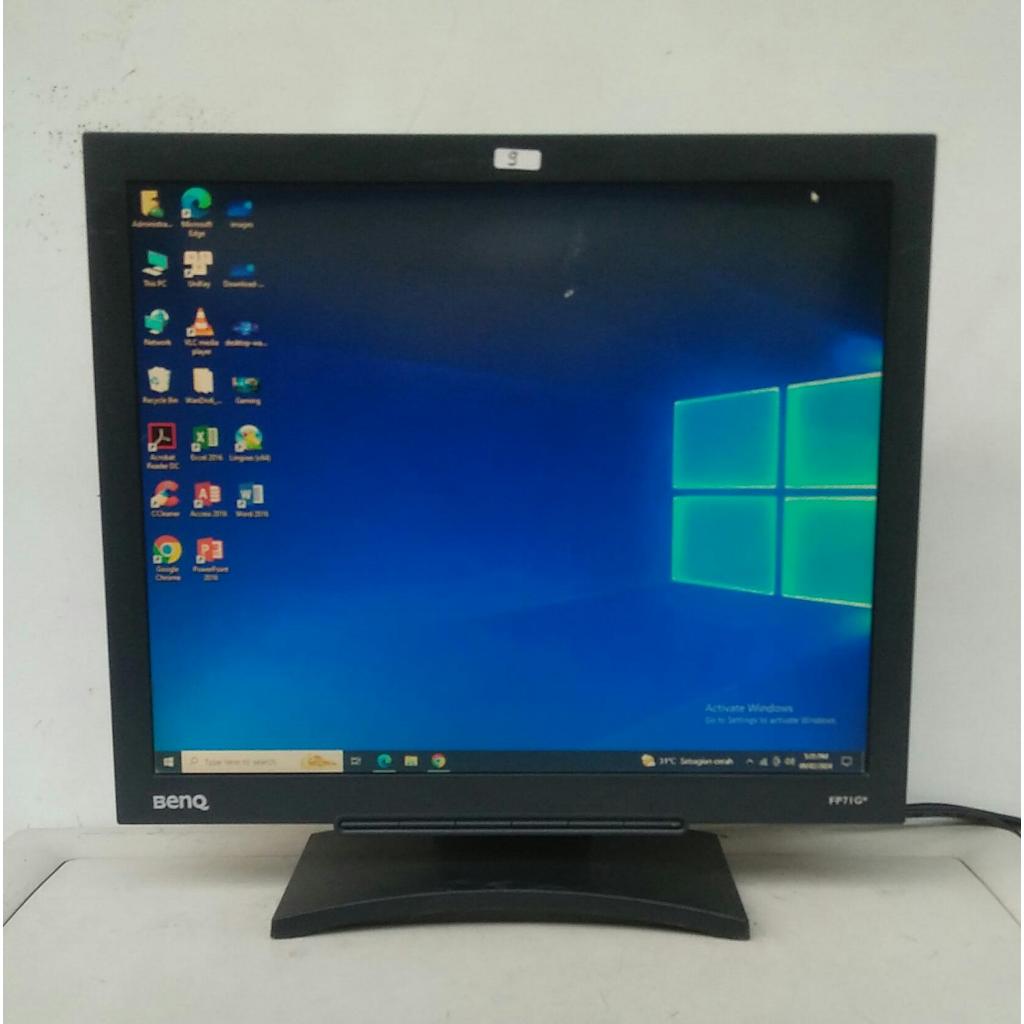 Jual lcd monitor benq Q7T4 17inch kondisi minus layar berembun no9 ...