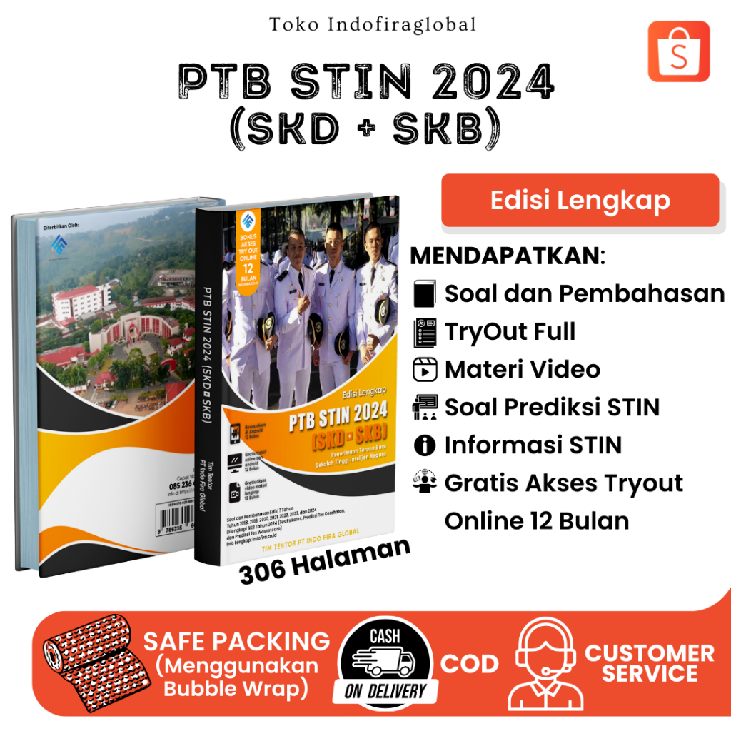 Jual Buku Terbaru PTB STIN 2024 [SKD + SKB] (Edisi Lengkap) Sesuai ...