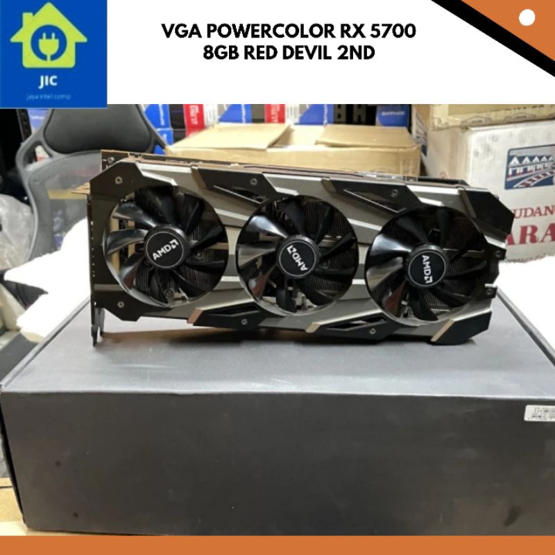 Jual VGA POWERCOLOR RX 5700 8GB RED DEVIL 2ND | Shopee Indonesia