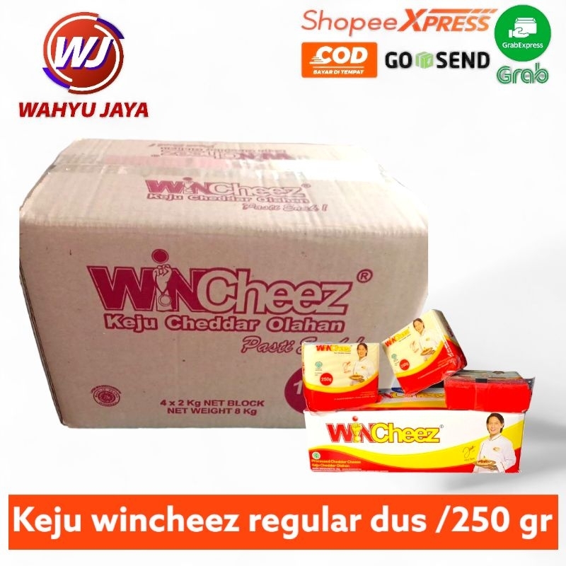 Jual Keju Wincheez Regular 250 Gram 1 Dus@4 Box (32pcs) | Shopee Indonesia