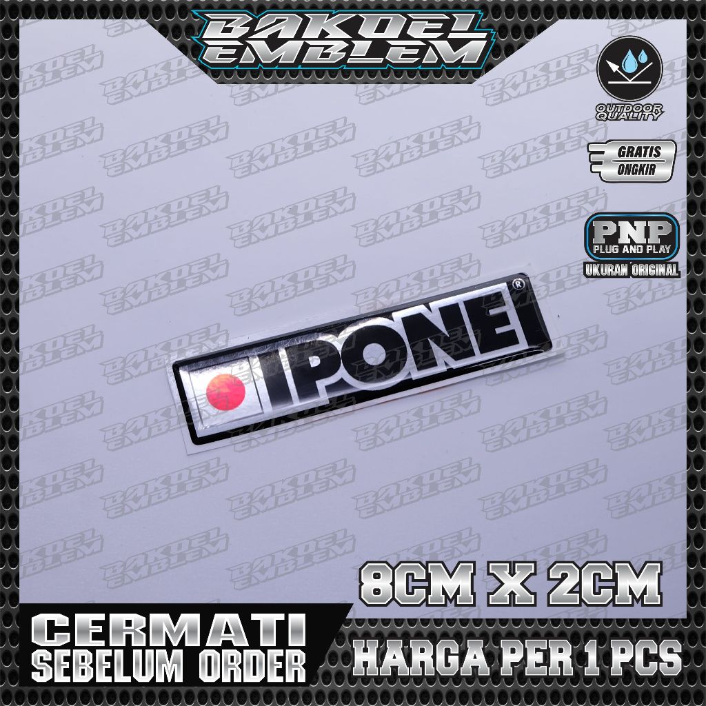 Jual EMBLEM IPONE, IPONE OIL | Shopee Indonesia