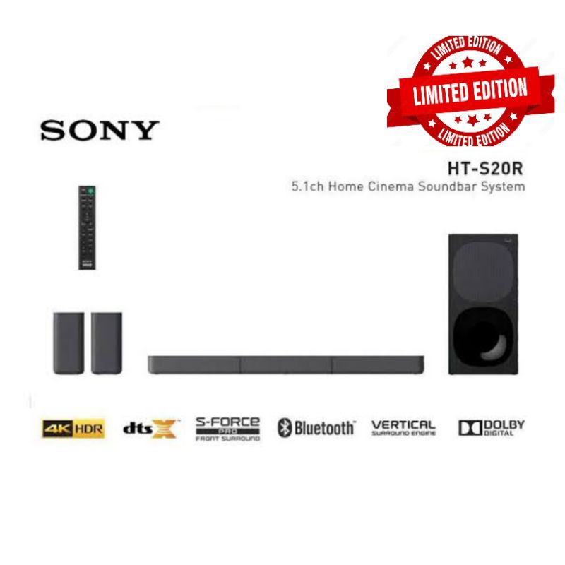 Jual Sony HT-S20R Sistem Soundbar Home Cinema 5.1ch - Bluetooh Dolby ...