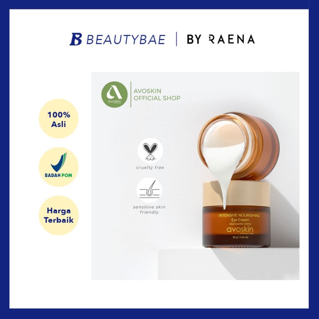 Jual AVOSKIN Intensive Nourishing Eye Cream Alpha Arbutin + Squalane