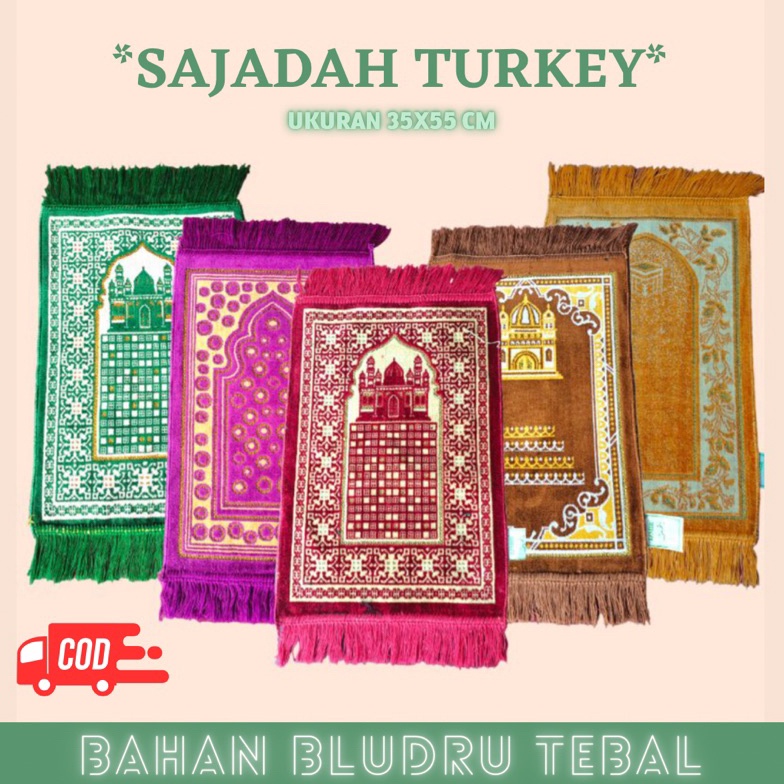Jual Sajadah Bludru Muka Sajedah Kepala Souvenir Umroh Pengajian Haji ...