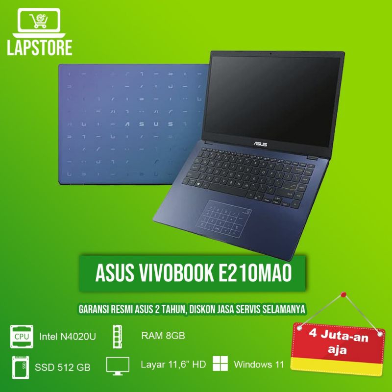 Jual Asus Vivobook E210mao Shopee Indonesia 9104