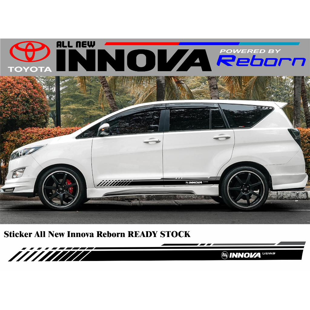 Jual STICKER VARIASI TOYOTA INNOVA REBORN TERBARU STICKER LIST BODY ...