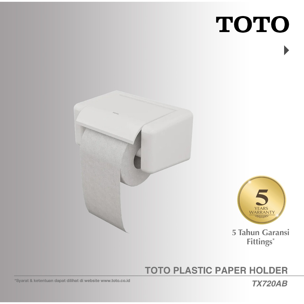 Jual TOTO Plastic Paper Holder TX720AB | Tempat Tissue - Tempat Tisu ...