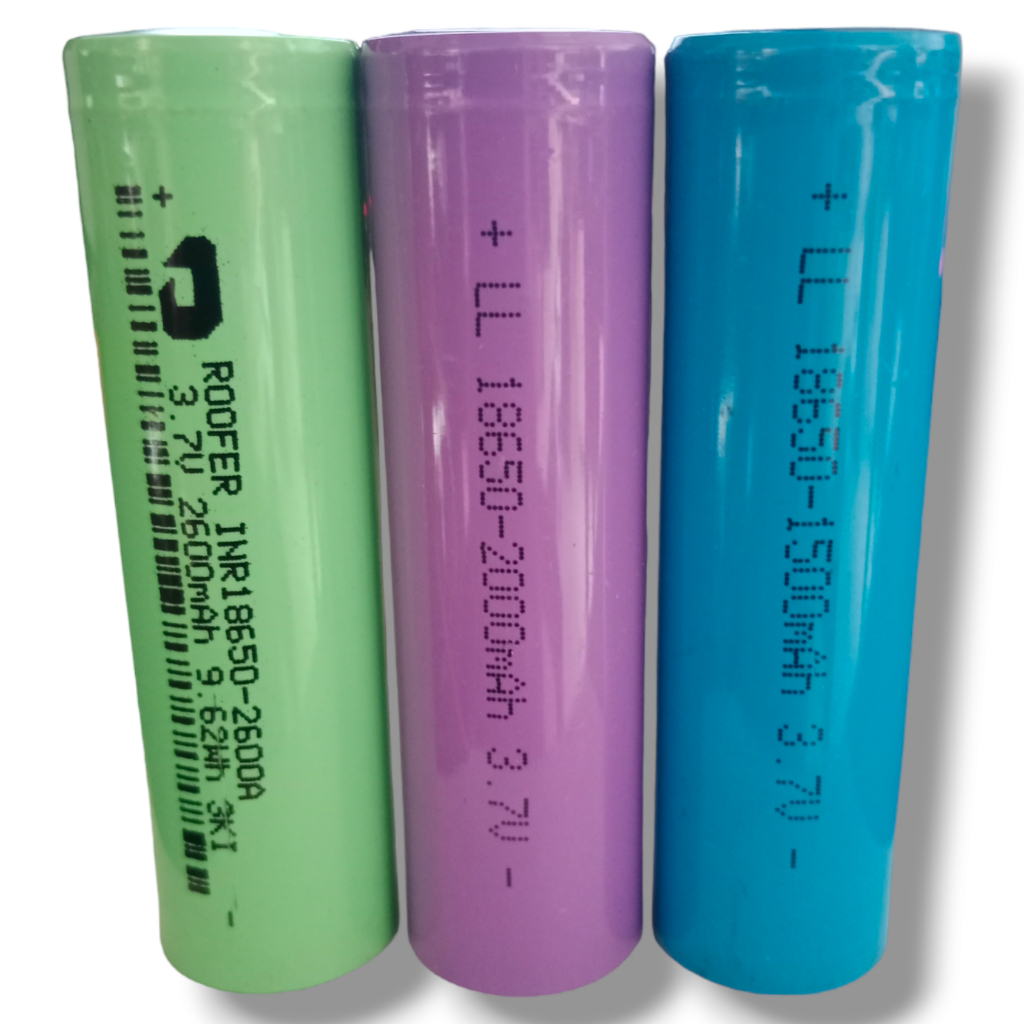 Jual Baterai Batre Battery 18650 Kapasitas Real 2600 2000 1500 mAh ...