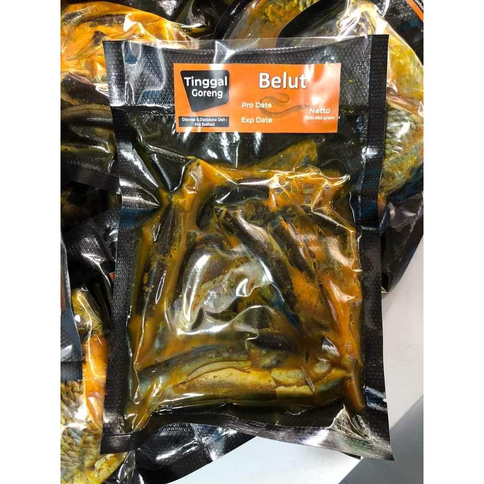 Jual Belut marinasi bumbu kuning / belut ungkep 300-320gram frozen siap ...