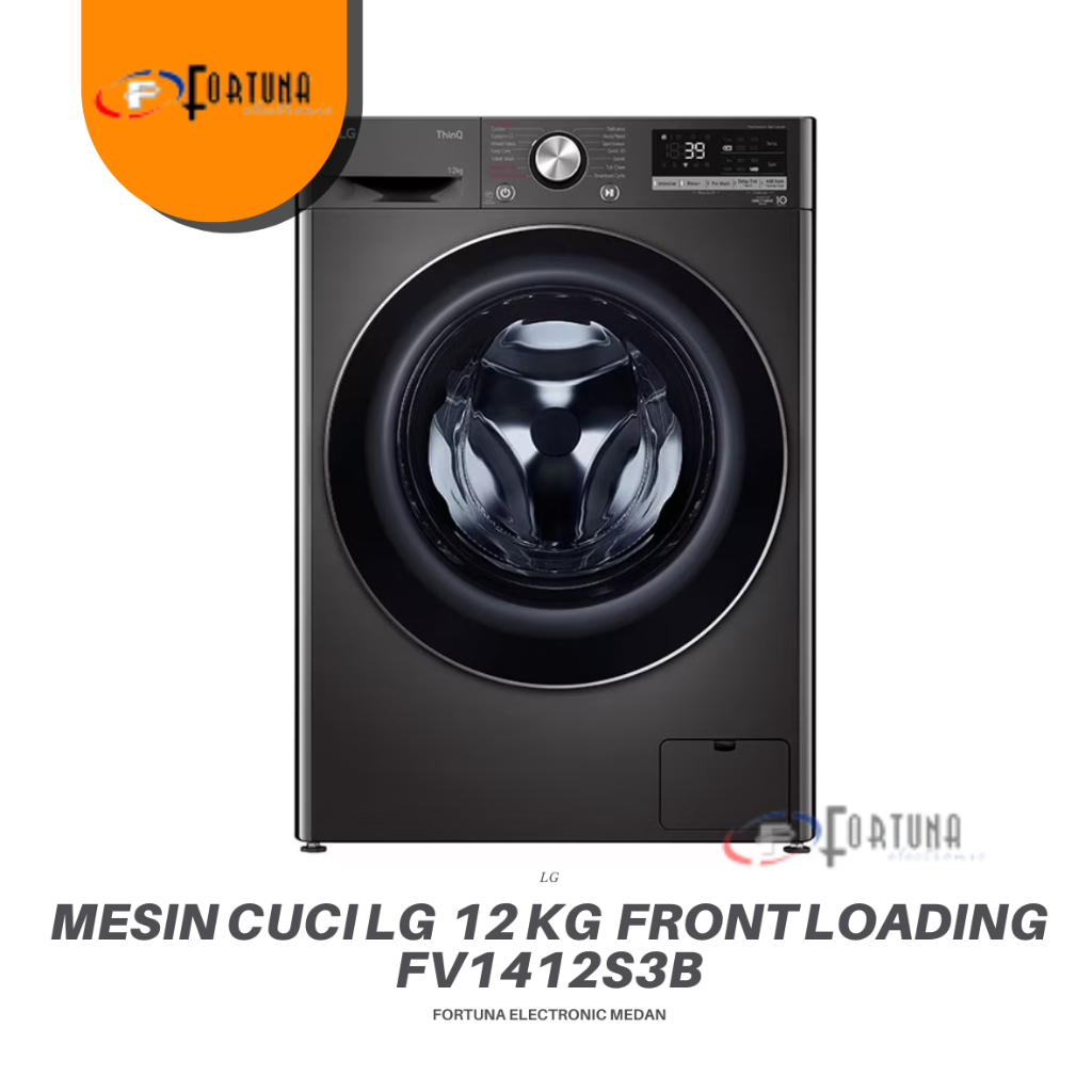 Jual LG FV1412S3B MESIN CUCI FRONT LOADING 12 KG INVERTER MEDAN ...