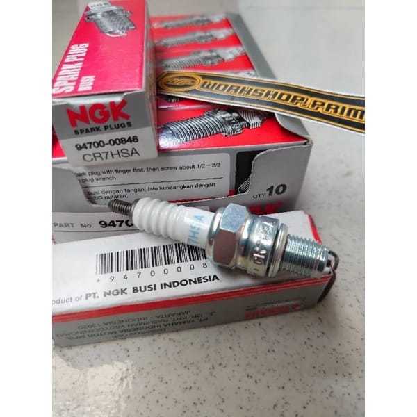 Jual BUSI NGK CR7HSA MIO FINO SOUL NOUVO ORIGINAL ASLI YAMAHA | Shopee ...