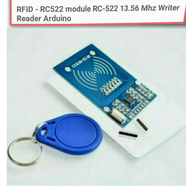 Jual Terbaru 11 RFID RC522 module RC522 1356 Mhz Writer Reader Arduino ...
