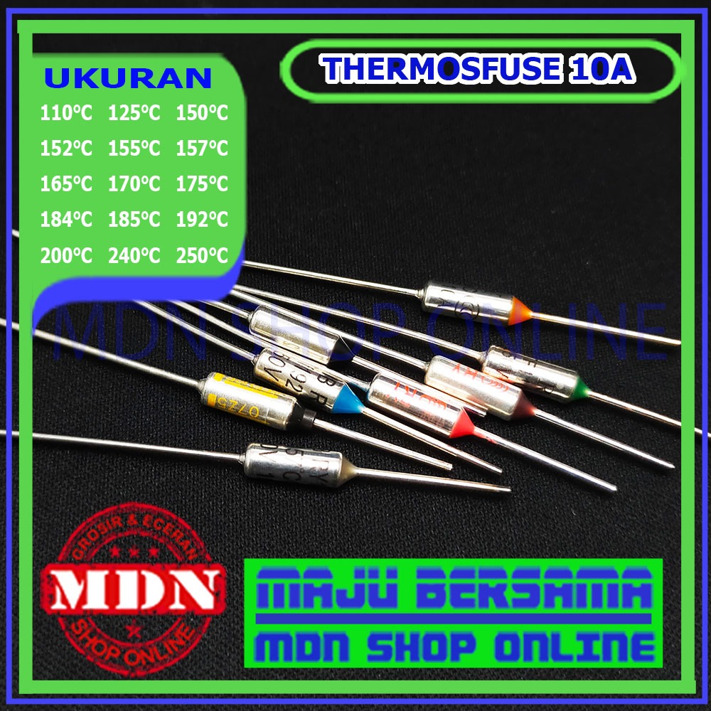 Jual Thermofuse 10A Fuse Magic Com Thermal Termofuse 10A 250V | Shopee ...