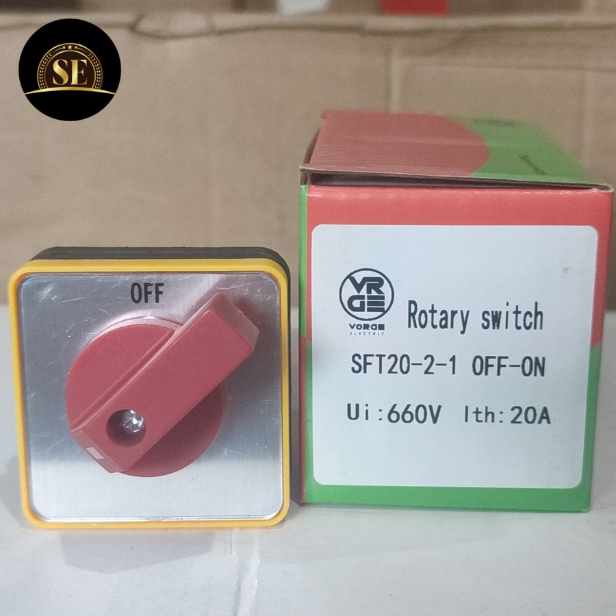 Jual Rotary Switch Sft Sa On Off P Vorge Selector Saklar Putar