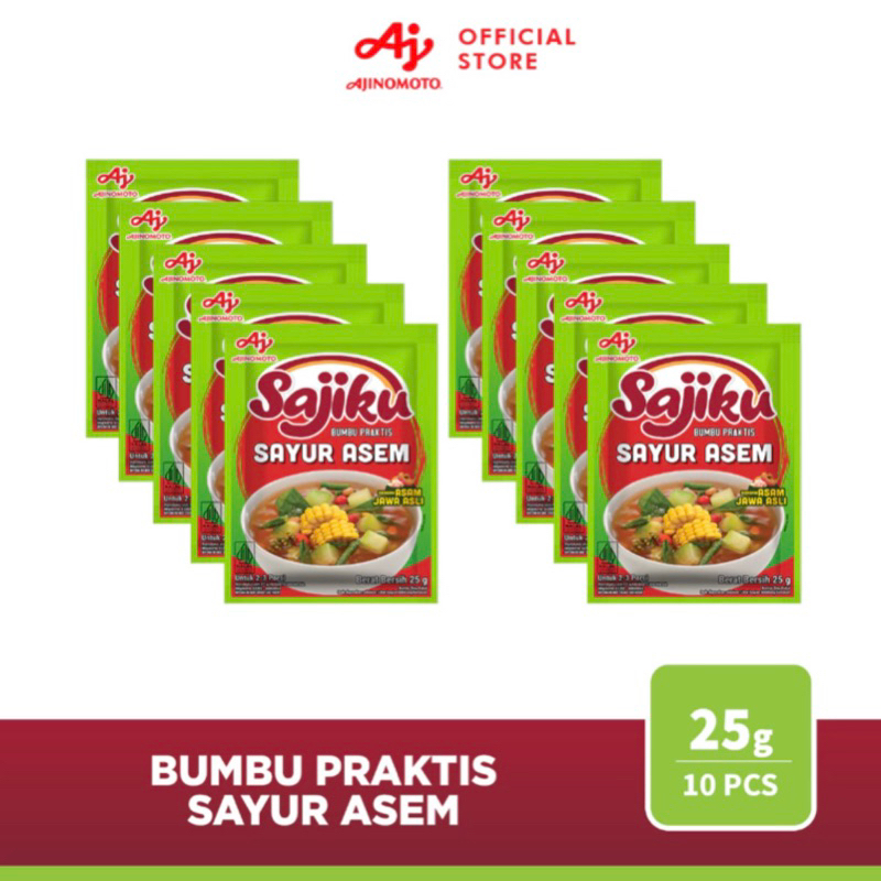 Jual Ajinomoto Sajiku Bumbu Praktis Renceng (Isi 10/Renceng) (9 Varian ...