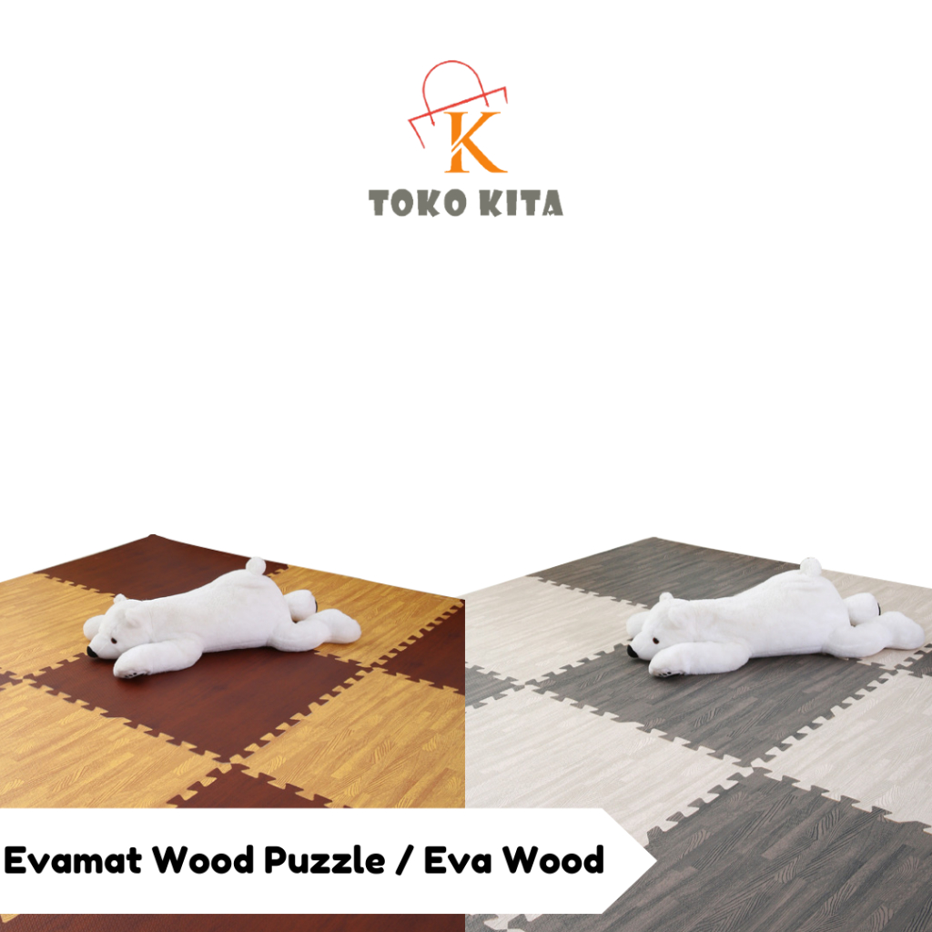 Jual Puzzle Alas Lantai Evamat Wood Karpet Eva Puzzle Motif Kayu X Tebal Cm Shopee