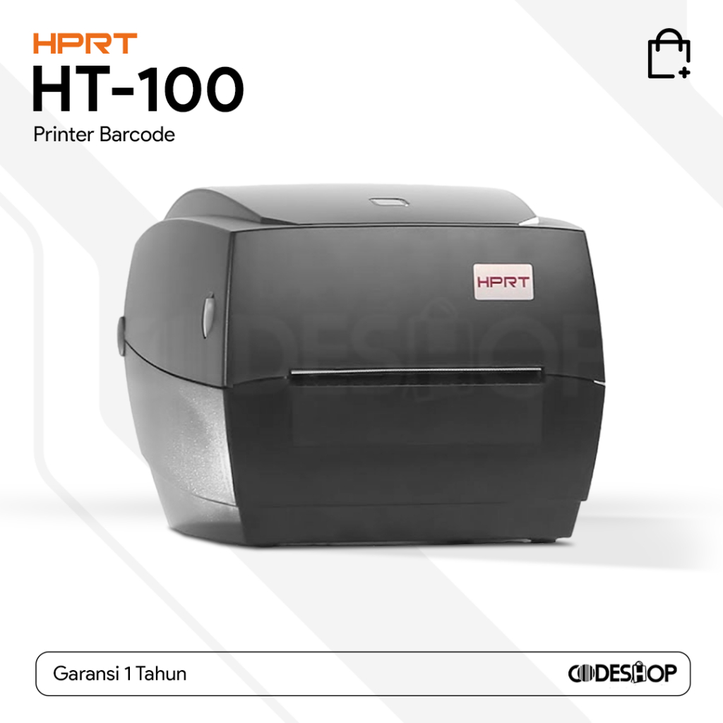 Jual HPRT HT 100 Printer Barcode Auto Kalibrasi Cetak Label Thermal ...