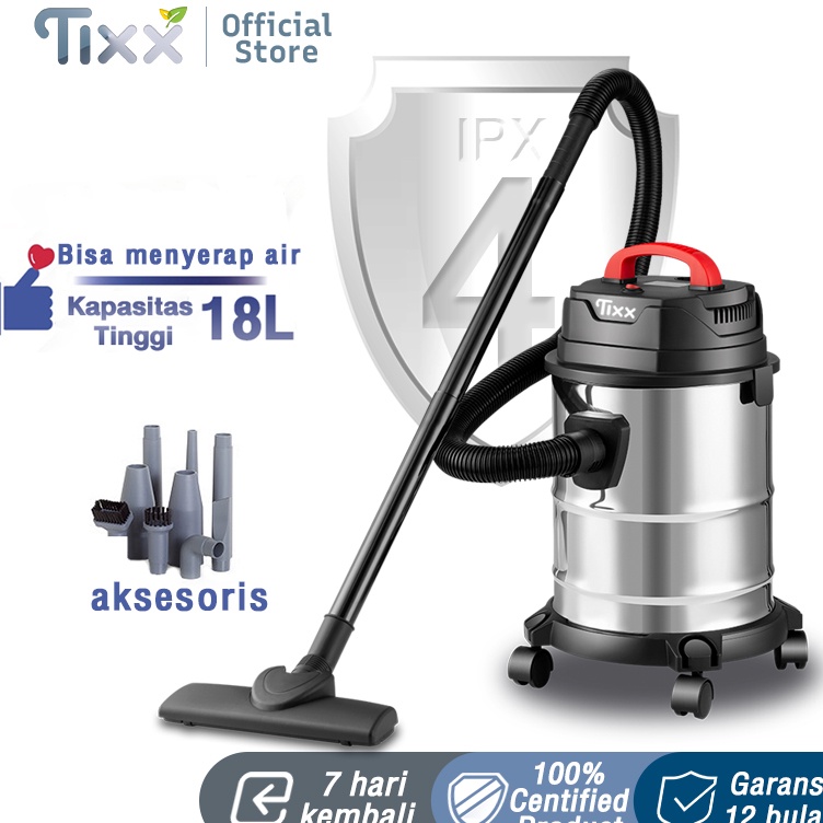 Jual KODE Y94R Tixx Vacuum Cleaner 18L 3in1 VakumAir HisapBlower Sedot ...