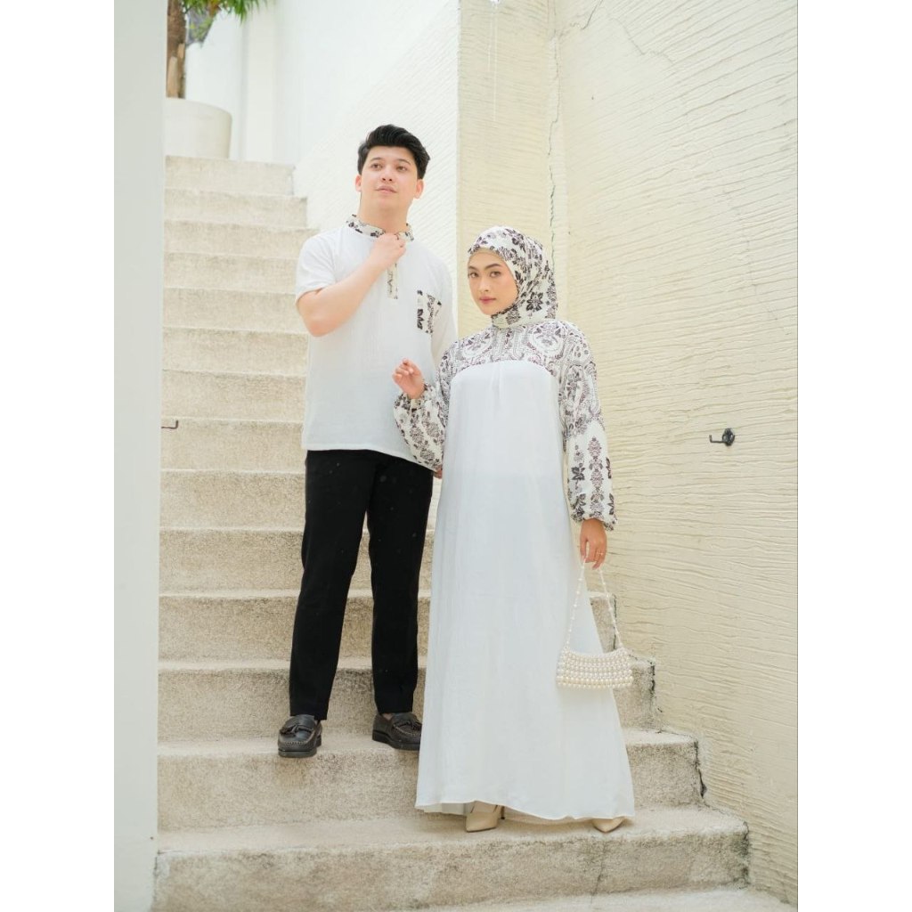 Jual REAL VIDEO!!! FA2416 Muslim Couple Gamis Big Size Zarina 2WARNA