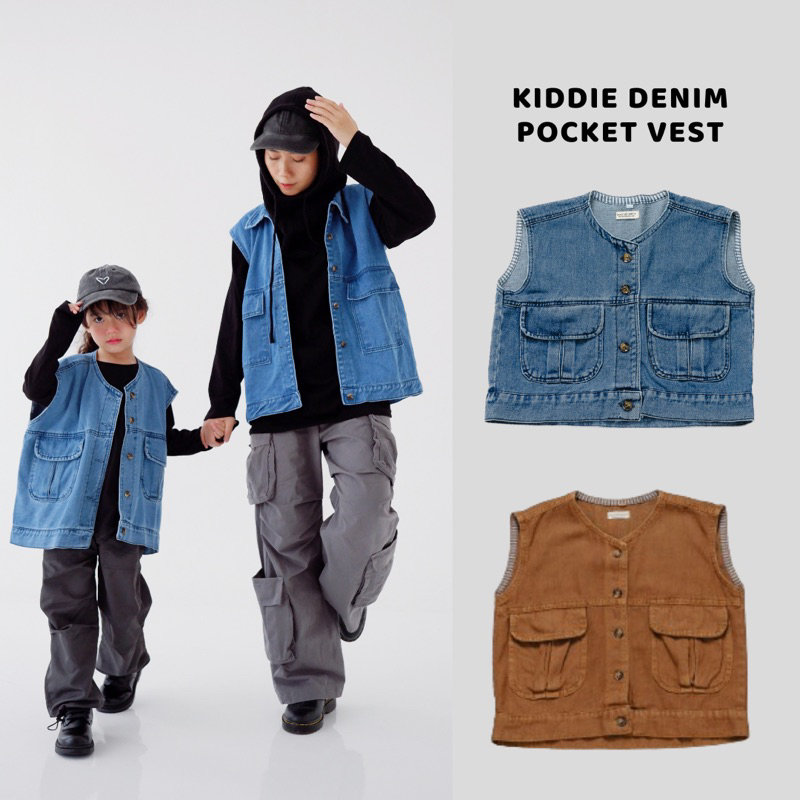 Jual KOALAKIDDIE - KIDDIE DENIM VEST | Rompi Denim Anak | Rompi Jeans ...