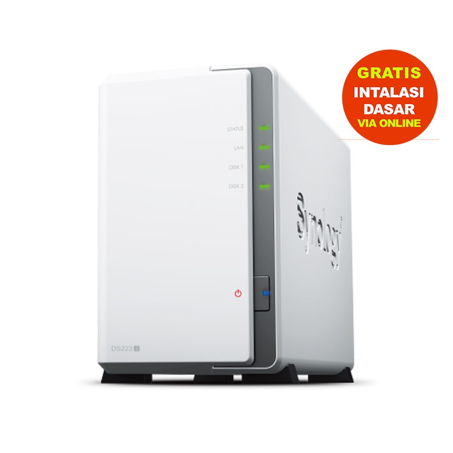 Jual Synology DS223j Diskstation 2-Bay NAS 4-core, 1GB DDR4 | Shopee ...