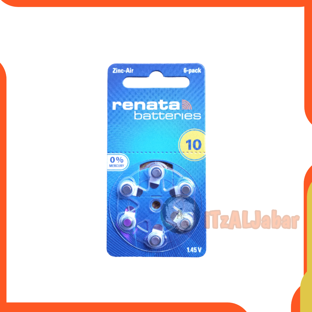 Jual Renata ZA 10 Baterai Alat Bantu Dengar Renata 10 PR70 Original ...